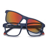 MATTE BLUE / 53-19-145 / RED MULTILAYER POLARIZED