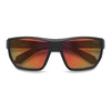 MATTE BLACK ORANGE / 60-15-135 / RED MULTILAYER POLARIZED