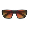 MATTE BLACK ORANGE / 60-15-135 / RED MULTILAYER POLARIZED