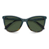 TEAL HAVANA / 55-17-140 / GREEN POLARIZED
